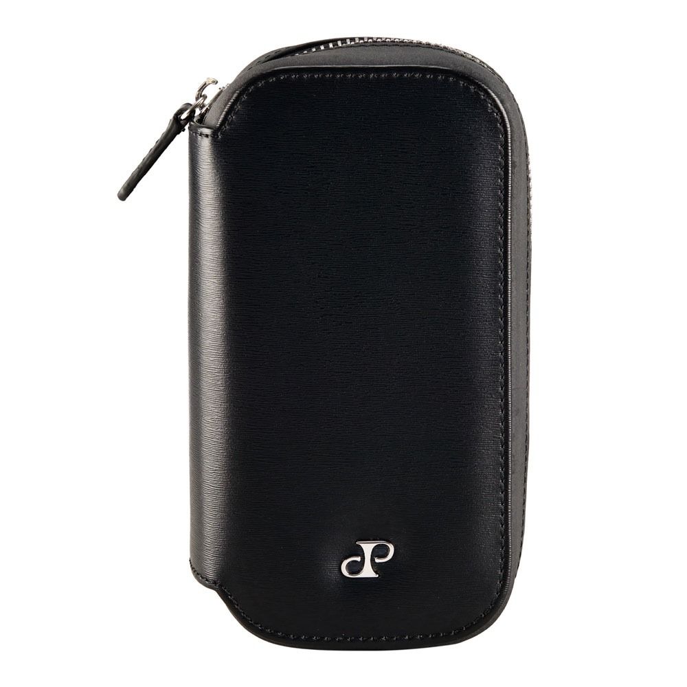 Philipp 2 Piece Watch Zip Case - Black