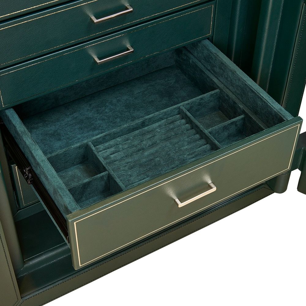 Athos 4 Piece Watch Winder and Jewelry Safe