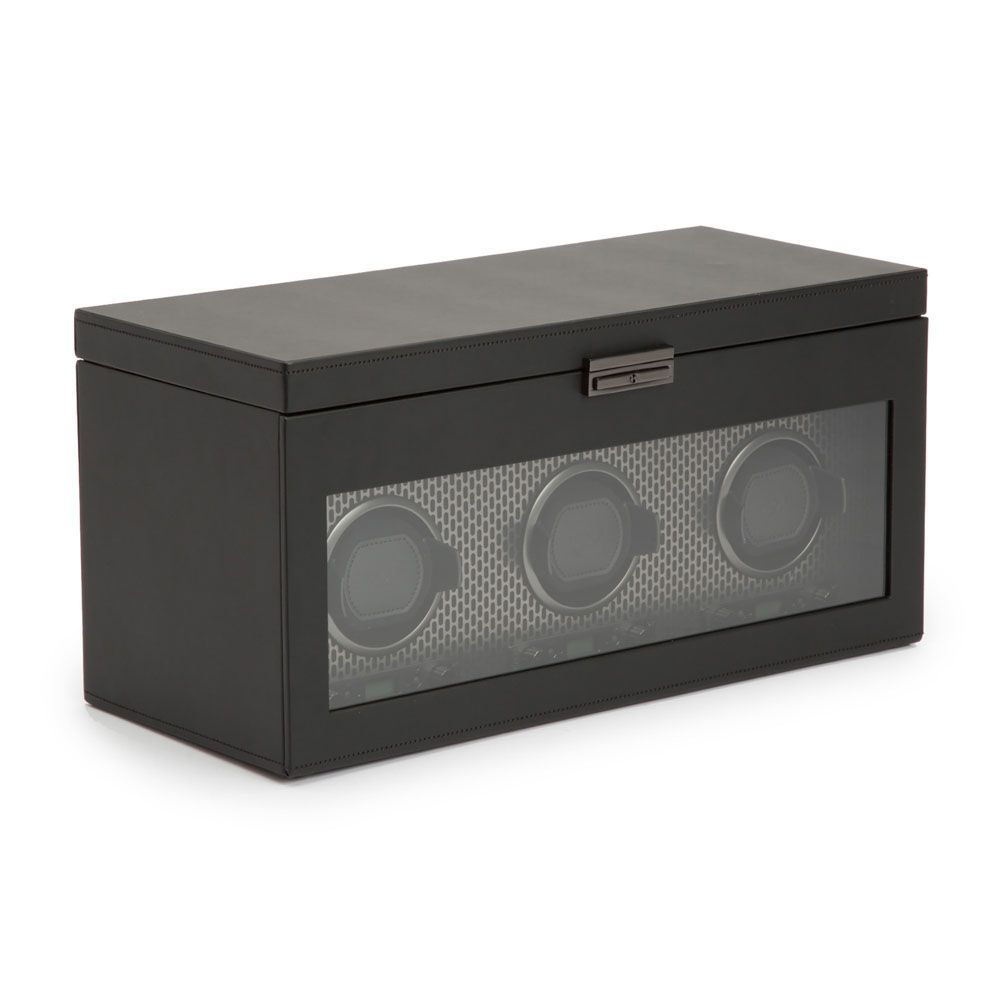 Axis Triple Watch Winder With Storage