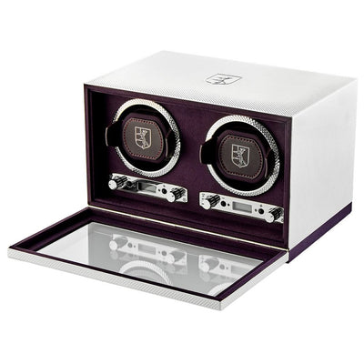 190 Anniversary Silver Double Programmable Watch Winder