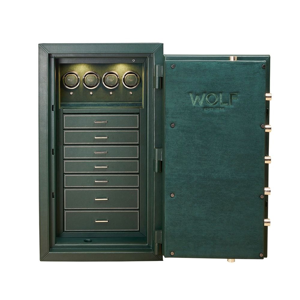 Athos 4 Piece Watch Winder and Jewelry Safe
