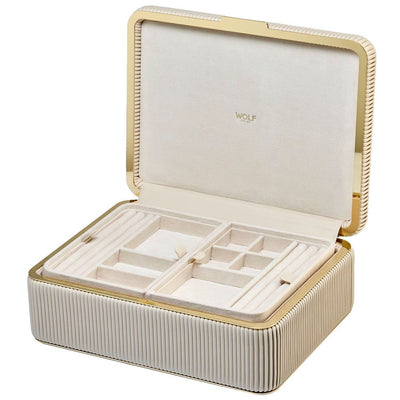 Bella Medium Jewellery Box – Bone