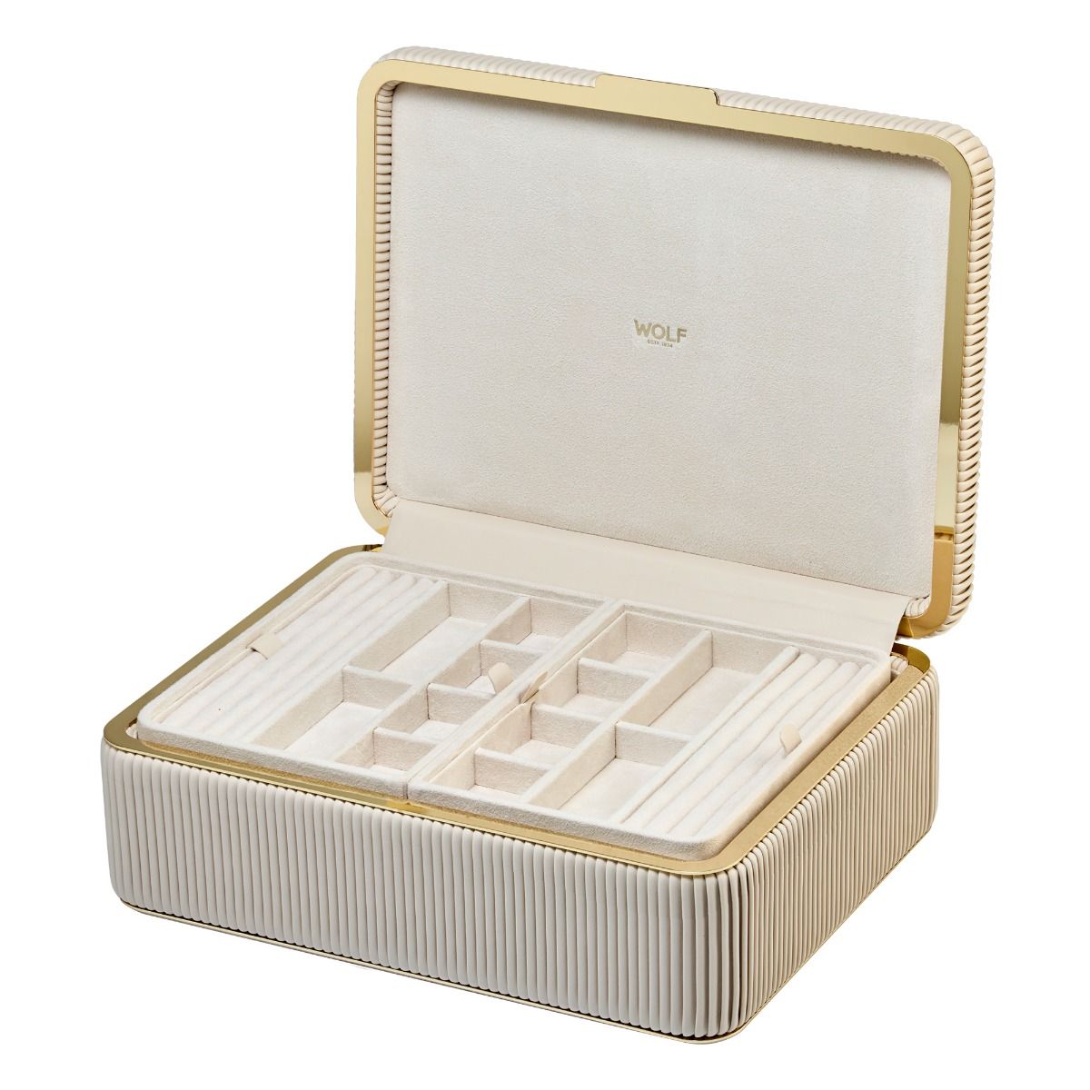 Bella Large Jewellery Box – Bone