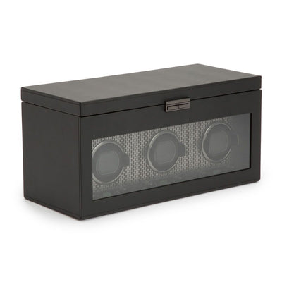 Axis Triple Watch Winder With Storage
