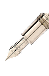 Montblanc | Meisterstuck Geometry Solitaire Champagne Gold LeGrand Fountain Pen