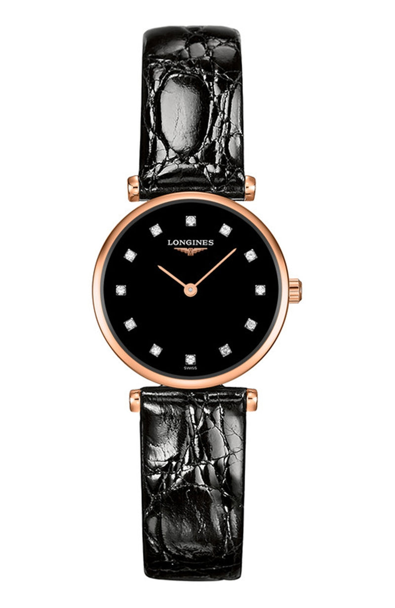 Longines | Women's La Grande Classique De Longines Quartz Black Dial Watch.