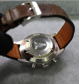 IWC Pilot Chronograph – Blue Dial – Le Petit Prince Edition – Brown leather - Azzam Watches 