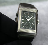 Jaeger-LeCoultre Reverso Tribute – Small Seconds Green – Monoface – New in stickers – Full Set - Azzam Watches 